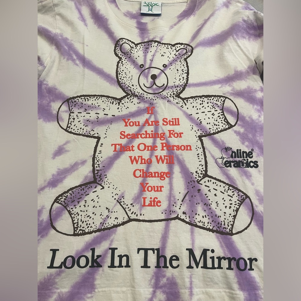 Online Ceramics Look In the Mirror Teddy Long Sleeve, unisex size S